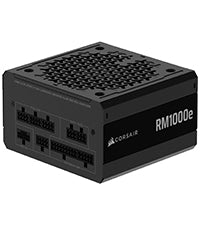 CORSAIR RM1000e (2025) Fully Modular Low-Noise ATX Power Supply with 12V-2x6 Cable – ATX 3.1 & PCIe 5.1 Compliant, Cybenetics Gold Efficiency, 105°C-Rated Capacitors, Modern Standby Mode – Black