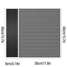 MoKo 400x300mm DIY PC Case Dust Mesh Filter, [2 Pack] PVC Dustproof Magnetic Dust Filter Cover, PC Mesh Grill with Magnetic Frame Strip Computer Cooler Fan Dust Filter for Computer PC Case, Black