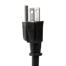 KMC 6-Outlet Surge Protector Power Strip 2-Pack, 900 Joules, 4-Foot Extension Cord, Overload Protection, Black