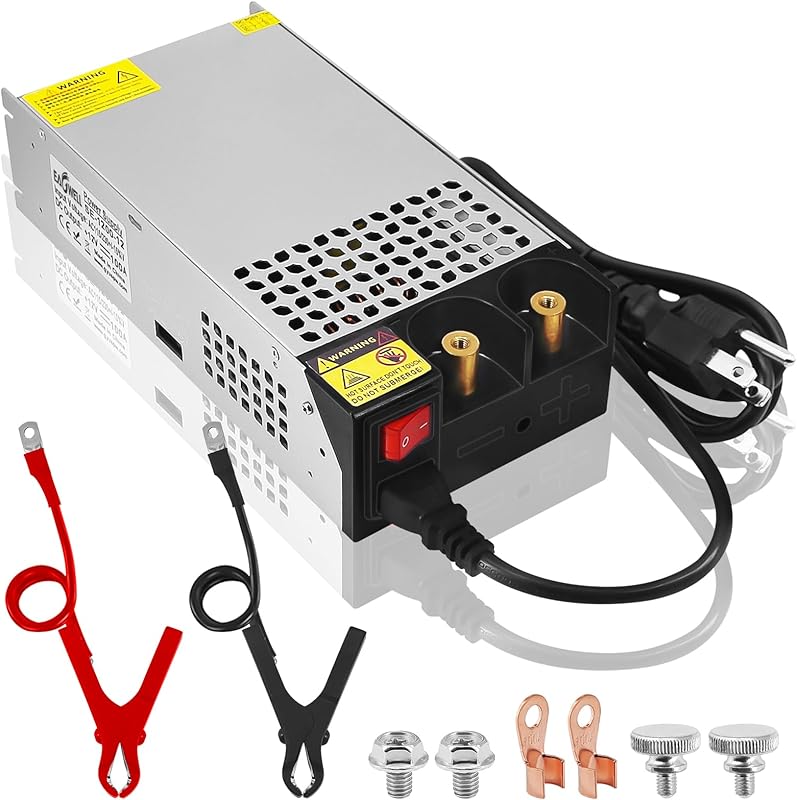 AC to DC Converter 12V Power Supply, Universal SMPS 120V AC to 12V 50A 600W DC Converter Power Supply Transformer Driver Adapter for RV,Pump,LED Strip, LCD Monitor