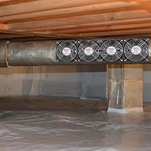 Wathai 4 x 120mm GPU Mining Rigs Server Racks Fan with 100V - 240V AC Power Variable Speed Control, Big Airflow for DIY Cooling and Ventilation AV Cabinets, TVs Routers. Audio Amplifier, Refrigerator