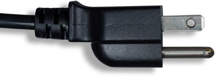 Power Cord Extension and Splitter, NEMA 5-15P to NEMA 5-15R x 2, 16 AWG, 13A, 125V (ZWACPQAG-14) Black