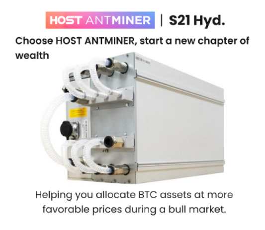 HOST ANTMINER S21 Hyd