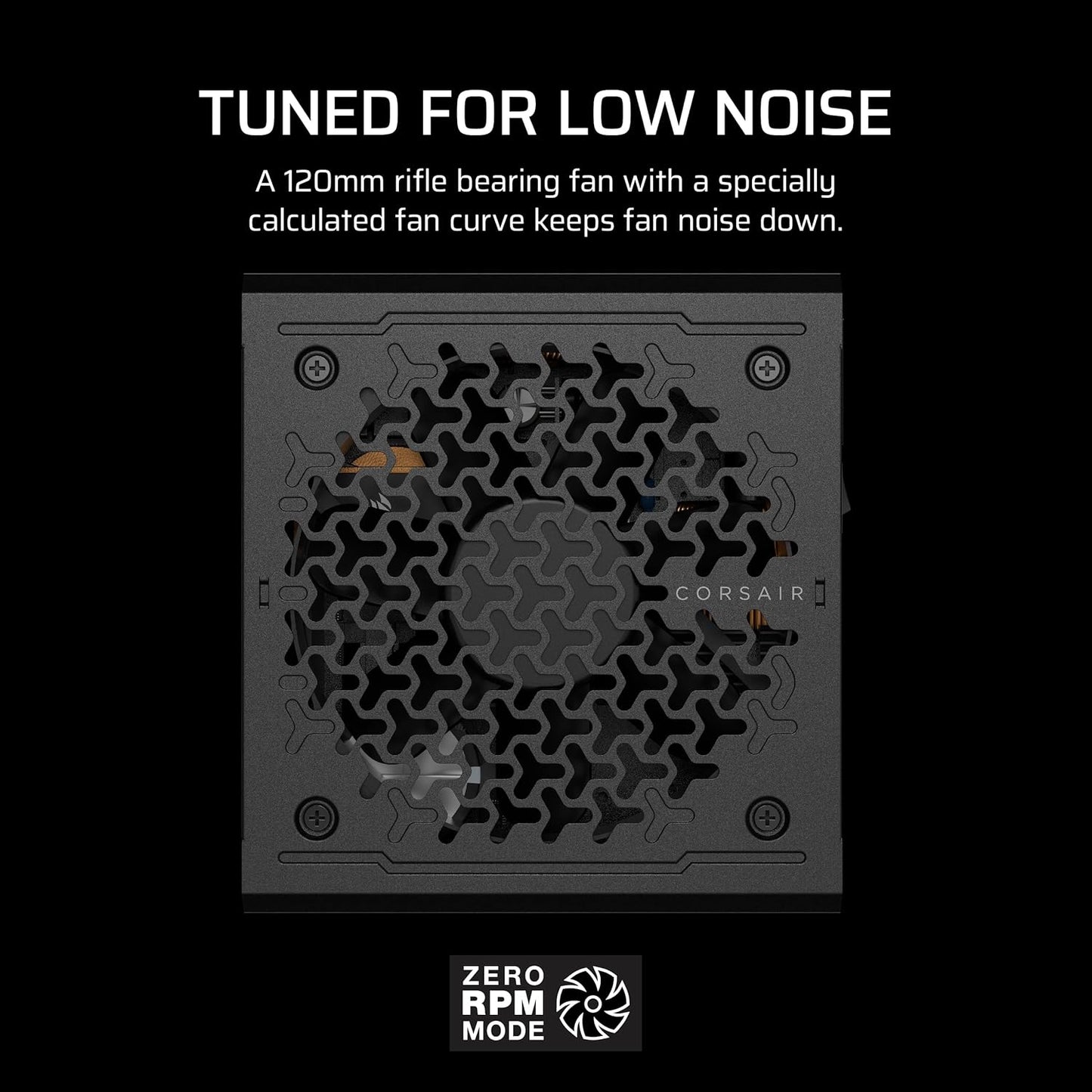 CORSAIR RM1000e (2025) Fully Modular Low-Noise ATX Power Supply with 12V-2x6 Cable – ATX 3.1 & PCIe 5.1 Compliant, Cybenetics Gold Efficiency, 105°C-Rated Capacitors, Modern Standby Mode – Black