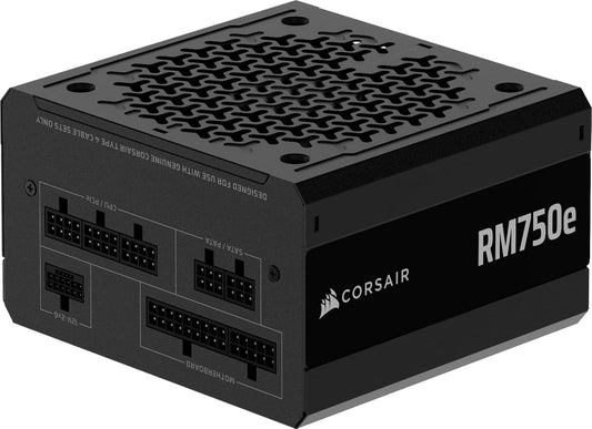 CORSAIR RM1000e (2025) Fully Modular Low-Noise ATX Power Supply with 12V-2x6 Cable – ATX 3.1 & PCIe 5.1 Compliant, Cybenetics Gold Efficiency, 105°C-Rated Capacitors, Modern Standby Mode – Black