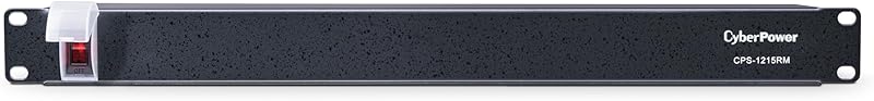 CyberPower CPS1215RM Basic PDU, 100-125V/15A, 10 Outlets, 15ft Power Cord, 1U Rackmount