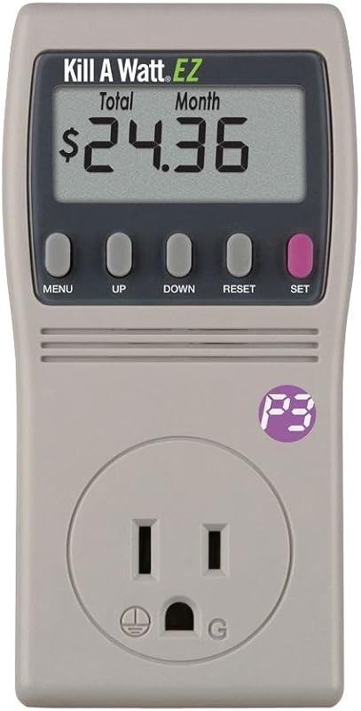 P3 International P4460 Kill A Watt EZ Electricity Usage Monitor , grey
