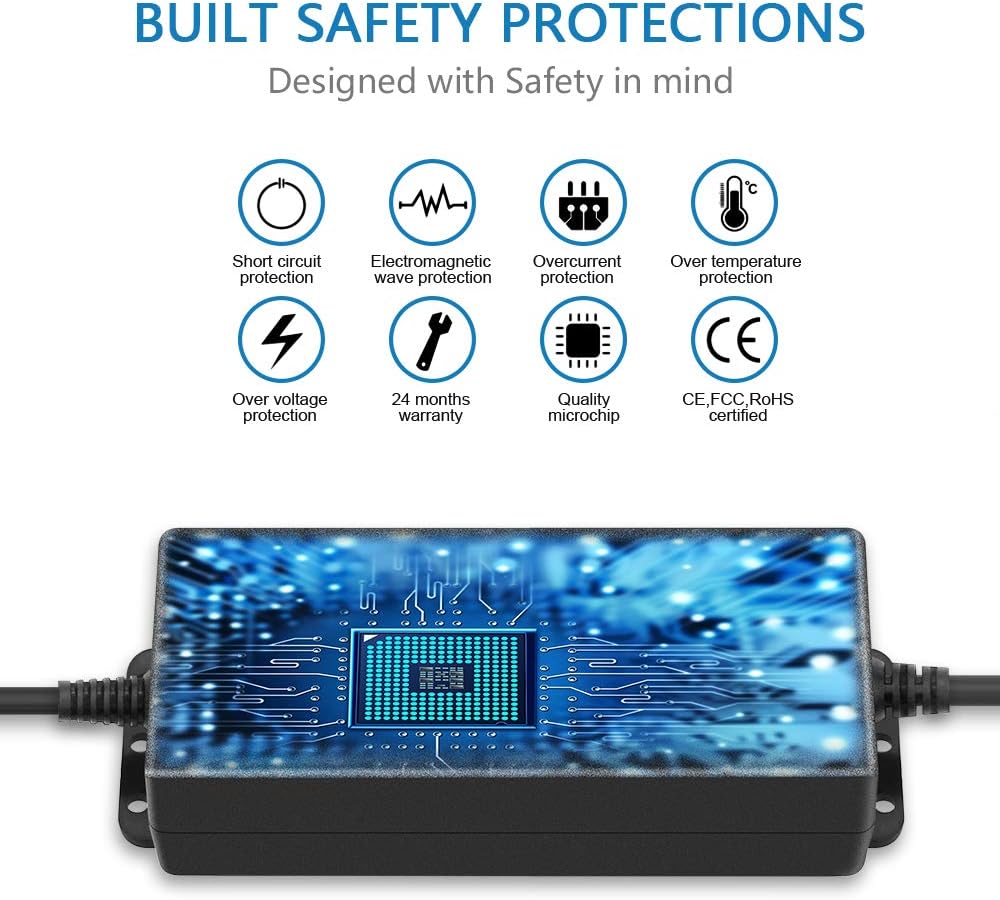 SHNITPWR Universal AC to DC Adapter 3V ~ 24V 2A 48W Switching Power Supply 3V 5V 6V 9V 12V 15V 18V 19V 20V 24V 1A 1.5A 2 Amps Adjustable AC/DC Converter Transformer with 14 Tips & Polarity Converter