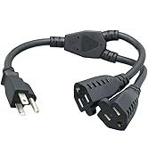 North American Power Cord Extension, NEMA 5-15P to C19, 6', 14 AWG, 15A, 125V (ZWACPFAC-06)