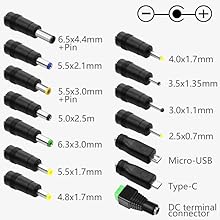 SHNITPWR 3V ~ 24V 3A 72W Power Supply Adjustable DC 3V 5V 6V 9V 12V 15V 16V 18V 19V 20V 24V Variable Universal AC/DC Adapter 100V-240V AC to DC Converter with 14 Tips 5.5x2.5mm 4.0x1.7mm 3.5x1.35mm