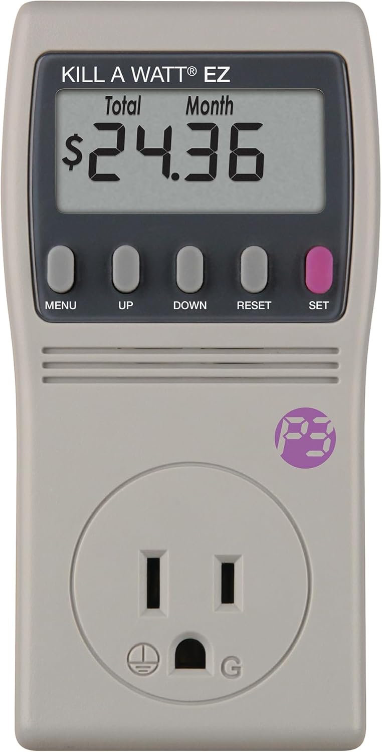 P3 International P4460 Kill A Watt EZ Electricity Usage Monitor , grey