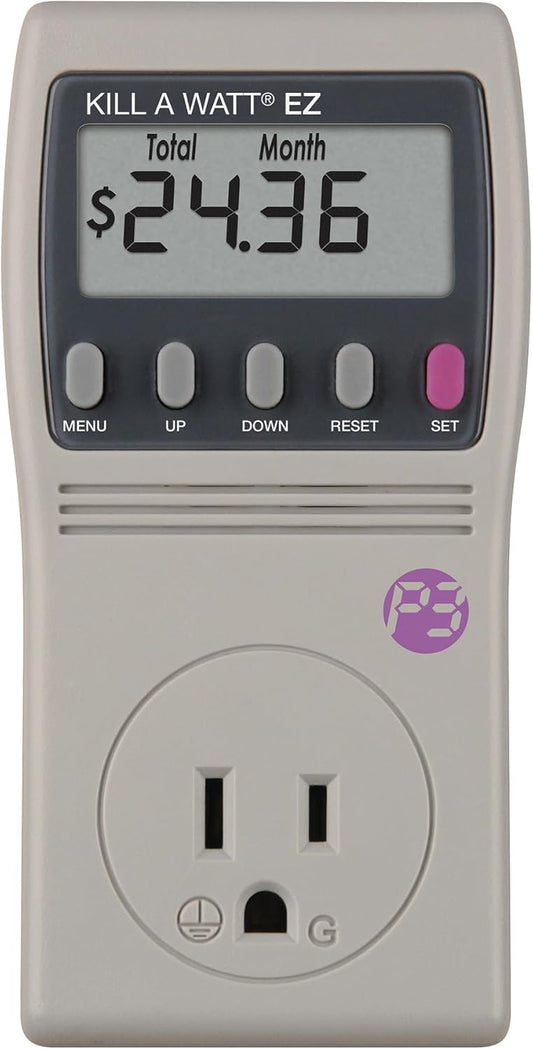 P3 International P4460 Kill A Watt EZ Electricity Usage Monitor , grey