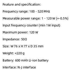 Mcbazel Surecom SW-102 Digital VHF/UHF 125-525Mhz Antenna Power & SWR Meter