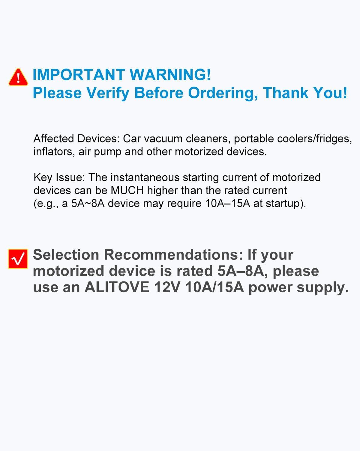 ALITOVE AC to DC Converter 110V to 12V 8A, 120V to 12V Power Supply Cigarette Lighter Adapter to Wall Plug AC to DC Adapter for Small Car Vacuum Air Pump Cooler Massager and Other Devices Under 96W